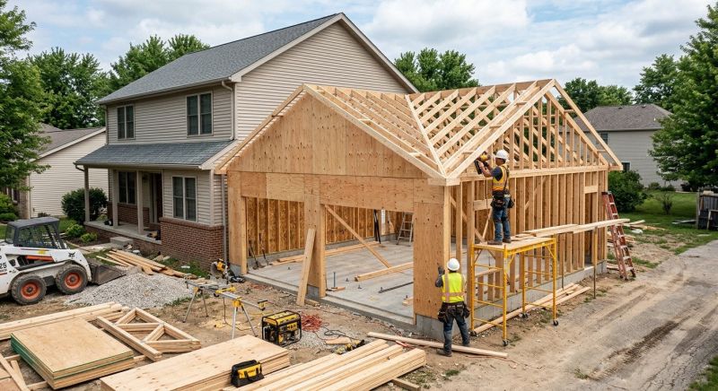 Attached Garage Construction in Las Vegas, NV