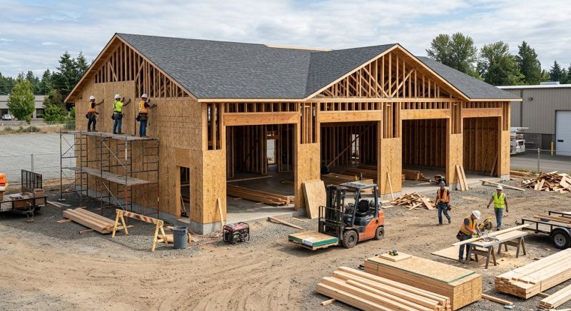 Commercial Garage Construction in North Charleston, SC