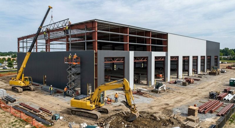 Commercial Garage Construction in Conroe, TX
