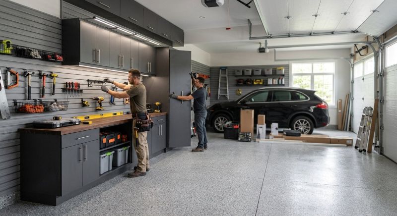 Four Car Garage Installation in Naples, FL
