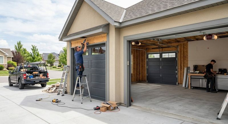 Four Car Garage Installation in Pearland, TX