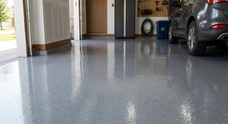 Garage Floor Epoxy Installation in Raleigh, NC