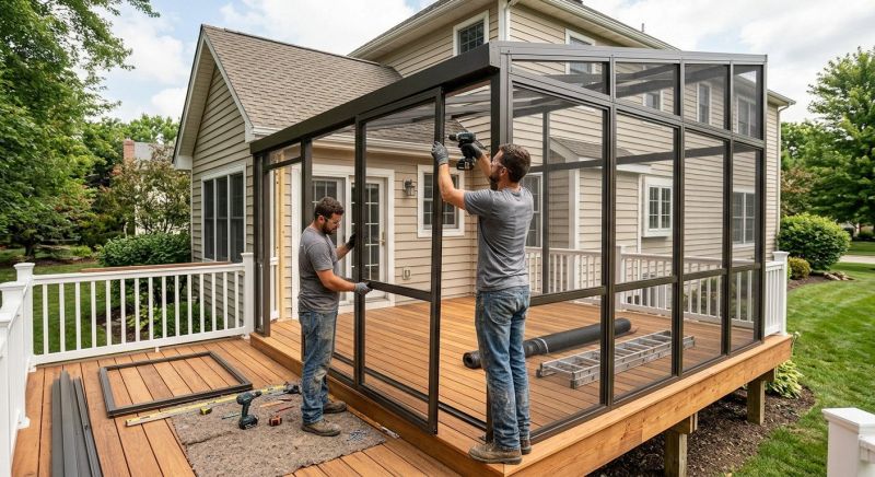 Lanai Enclosure Installation in Arvada, CO