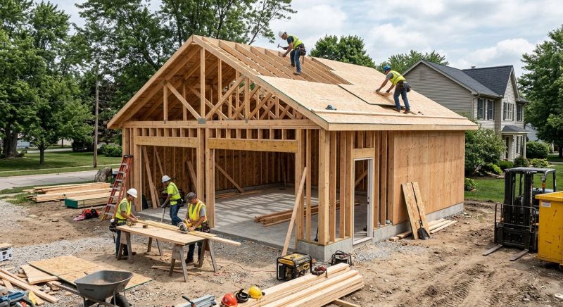 Metal Garage Construction in Conroe, TX